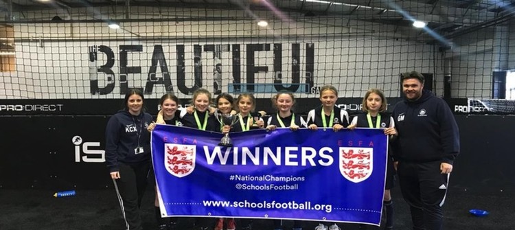 Year 7 Girls Indoor 5-a-side National Champions